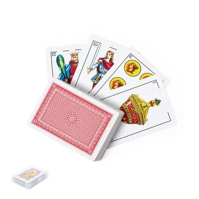 Baraja española de papel laminado 50 naipes personalizable