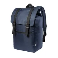 Mochila urbana de RPET Budley 300D hebillas metálicas de poliéster 300D RPET, detalle 1