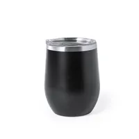 Vaso térmico de acero Bobby 350 ml doble pared de acero inox, vista frontal