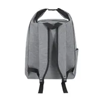 Mochila de RPET Sherpak 300D hebilla y bolsillo lateral de poliéster 300D RPET, detalle 1