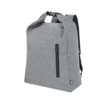 Mochila de RPET Sherpak 300D hebilla y bolsillo lateral de poliéster 300D RPET, vista frontal