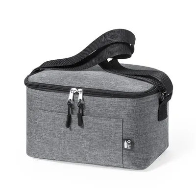Nevera de RPET Elendil 600D melange 5 l con aluminio personalizable
