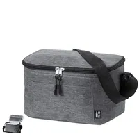Nevera de RPET Elendil 600D melange 5 l con aluminio de poliéster 600D RPET/ aluminio, vista frontal