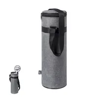 Nevera de RPET Tukam 300D para botellas de hasta 1,5 l de poliéster 300D RPET/ aluminio, vista frontal