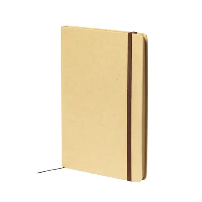 Bloc A5 de cartón reciclado, 100 hojas kraft personalizable