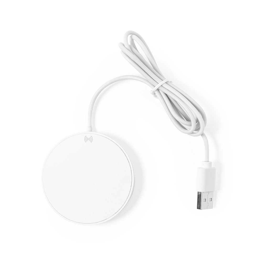 Cargador inalámbrico Dixlem RCS en color blanco
