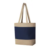 Bolsa de yute y algodón Raxnal laminados 300 g de yute laminado/ algodón laminado 300 g/ m2, vista lateral