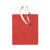 Bolsa de yute Brios 240 g con asas de algodón de yute/ algodón, vista lateral