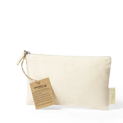 Neceser de algodón orgánico Plumok 180 g natural personalizable