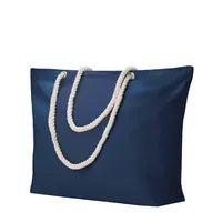 Bolsa de algodón Kauly 220 g con fuelle y asas 90 cm de algodón 220 g/ m2, vista lateral