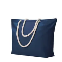 Bolsa de algodón Kauly 220 g con fuelle y asas 90 cm de algodón 220 g/ m2, vista frontal