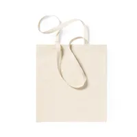 Bolsa de algodón Trendik 240 g natural asas 70 cm de algodón 240 g/ m2, detalle 1