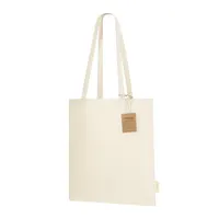 Bolsa de algodón orgánico Rumel 140 g asas medianas de algodón orgánico 140 g/ m2, vista lateral