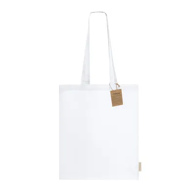 Bolsa de algodón orgánico Klimbou 140 g asas largas personalizable