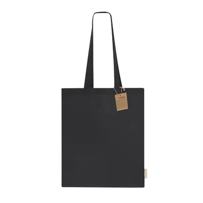 Bolsa de algodón orgánico Klimbou 140 g asas largas personalizable