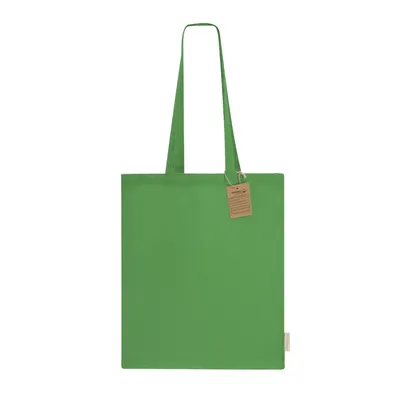 Bolsa de algodón orgánico Klimbou 140 g asas largas personalizable