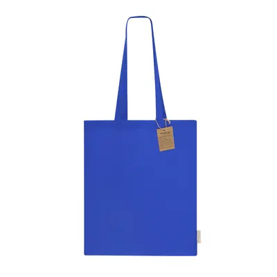 Bolsa de algodón orgánico Klimbou 140 g asas largas personalizable