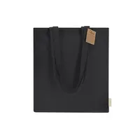 Bolsa de algodón orgánico Klimbou 140 g asas largas de algodón orgánico 140 g/ m2, detalle 2
