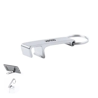 Llavero soporte de móvil de aluminio personalizable