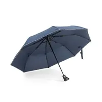 Paraguas plegable de RPET Nereus Ø 100 cm reflectante de pongee 190T RPET, detalle 5