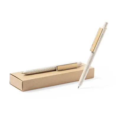 Set bolígrafo y portaminas caña de trigo Bruneok personalizable
