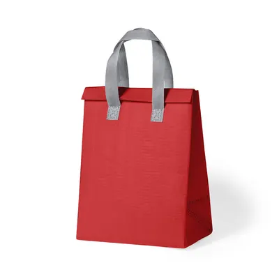 Bolsa nevera non woven laminado Pabbie 5 l con fuelle personalizable