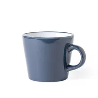 Taza de cerámica Kario 350 ml exterior de colores de cerámica, vista frontal
