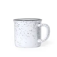 Taza de cerámica Lanay vintage 350 ml moteada de cerámica, vista frontal