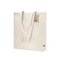 Bolsa de algodón Elatek Fairtrade 180 g con fuelle