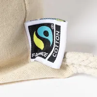 Mochila de cuerdas algodón Fairtrade Sanfer 180 g de algodón fairtrade 180 g/ m2, detalle 1