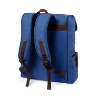 Mochila canvas Snorlax 480 g solapa portátil 15 pulgadas de PU/ canvas 480 g/ m2, vista lateral