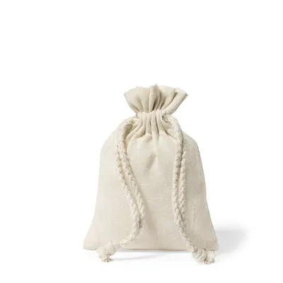 Bolsita de algodón Seaking 105 g 10 × 14 cm con cordón personalizable