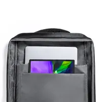 Mochila solapa de polipiel Sleiter portátil 17 pulgadas de poliéster 300D/ PU, detalle 2