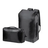 Mochila solapa de polipiel Sleiter portátil 17 pulgadas de poliéster 300D/ PU, vista frontal