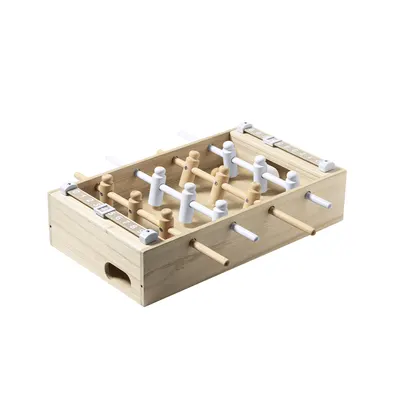 Minifutbolín de madera con 2 bolas personalizable