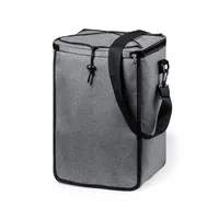 Set de barbacoa Arcadia con bolsa nevera y 3 utensilios de poliéster 300D RPET/ PEVA, vista lateral