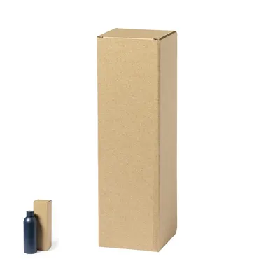 Caja cartón kraft para bidones personalizable