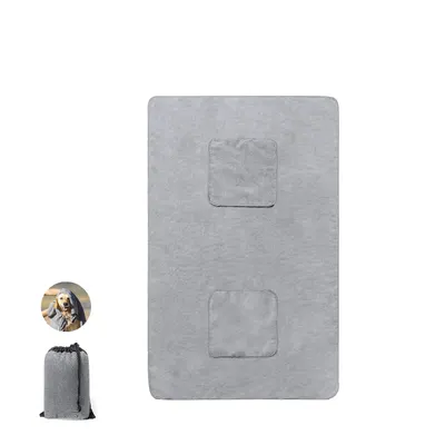 Toalla Yelyn 160 g para mascotas con bolsillos 66 × 106 cm personalizable
