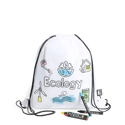 Mochila de cuerdas Balard para colorear con ceras personalizable