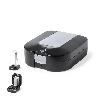 Set Teigel de 30 herramientas con lámpara LED en caja personalizable