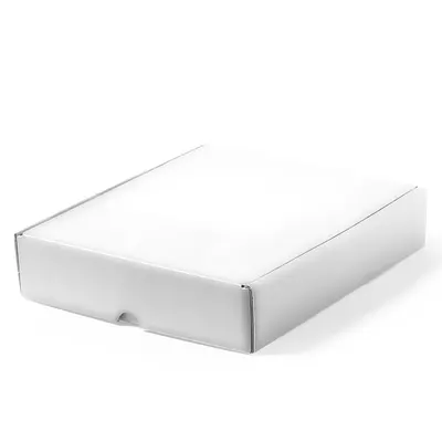 Caja cartón blanca tamaño XL personalizable