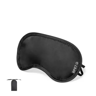 Antifaz de RPET con funda personalizable