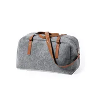 Bolso de fieltro RPET Denver con asas de polipiel de PU/ fieltro RPET, vista lateral