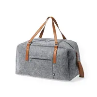 Bolso de fieltro RPET Denver con asas de polipiel de PU/ fieltro RPET, detalle 1