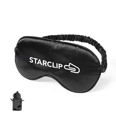 Antifaz de satén con bolsita personalizable