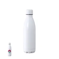 Botella térmica de acero Varn 500 ml para sublimación de acero inox, vista frontal