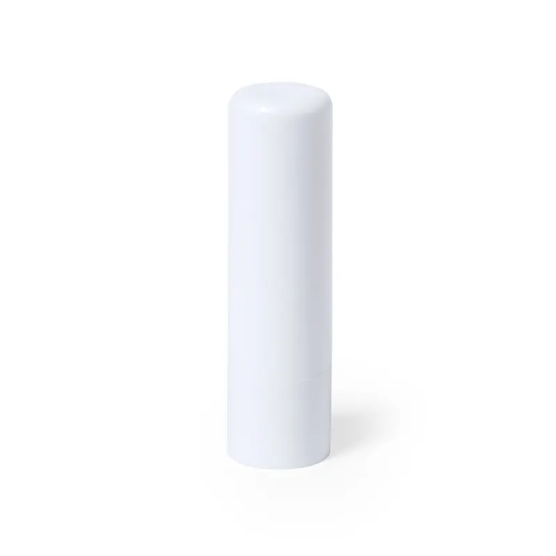 Bálsamo labial aloe vera Taishe con capucha en blanco, vista frontal