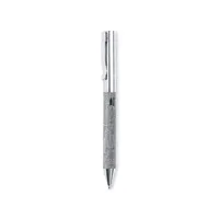 Bolígrafo de metal Higolf recubierto de RPET con estuche de poliéster RPET/ metal, vista lateral