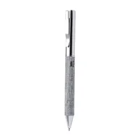 Bolígrafo de metal Higolf recubierto de RPET con estuche de poliéster RPET/ metal, vista frontal