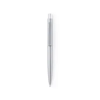 Bolígrafo de acero inoxidable reciclado Wutax pulsador de acero inox reciclado, detalle 2